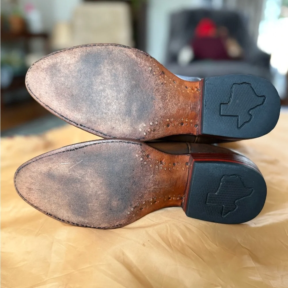 Chisos No. 3 Western Boots Women’s 8 Brushed Brown Leather | Retail $595 - Picture 8 of 12
